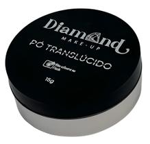Pó Translúcido Diamond Make-Up Acabamento Leve Natural 15g
