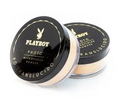 Pó Translúcido Fino Solto Facial Microfinish Powder Finalizador Maquiagem Playboy Prova D'água
