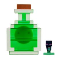 Poção de transporte Mattel Minecraft de brinquedo com miniboneco Poção de transporte Mattel Minecraft de brinquedo com miniboneco