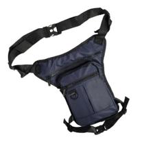 Pochete Bag De Perna Impermeável Motoboy Camping Multiuso Azul Pochete Bag De Perna Impermeável Motoboy Camping Multiuso Azul