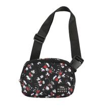 Pochete Bioworld Disney Mickey Minnie 19cm Preta Pochete Bioworld Disney Mickey Minnie 19cm Preta