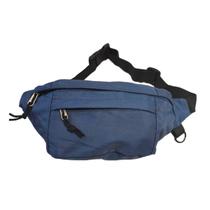 Pochete Bolsa Grande Transversal Ajustável Celular Cor:Azul