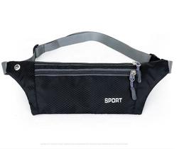 Pochete Caminhada Corrida Academia Fitness Impermeável Cor:Preto