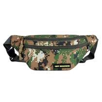 Pochete Camuflada Militar Cintura 3 Compartimentos Yepp - Pochete Camuflada Militar Cintura 3 Compartimentos Yepp -