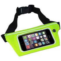 Pochete Cinto porta Celular até 5.5' Fitness Corrida Impermeável VERDE CLARO CBRN02030