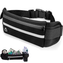 Pochete Corrida Porta Celular Fitnes Feminina Masculina Preta