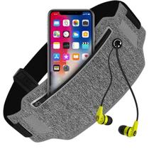 Pochete Corrida Slim Impermeável Fitness Ajustável Porta Celular, Dinheiro e Chaves Leve e Confortável