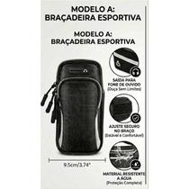 Pochete de Braço Porta Celular Corrida Academia Esportiva Ajustável Impermeável Braçadeira Fitness Pochete de Braço Porta Celular Corrida Academia Esportiva Ajustável Impermeável Braçadeira Fitness