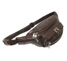 Pochete De Couro Grande Espaçosa Resistente