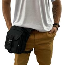 Pochete De Perna Bolsa Transversal Cartucheira Tatica Motoboy Shoulder Bag - Art Mania