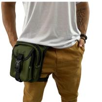 Pochete De Perna Bolsa Transversal Cartucheira Tatica Motoboy Shoulder Bag