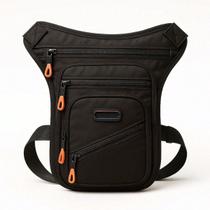 Pochete de Perna Tática Resistente com Bolsos e Alça Ajustável para Aventura Urbana