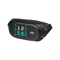 Pochete Divoom Com Painel Em Arte Pixel Pixoo Slingbag Preto Pochete Divoom Com Painel Em Arte Pixel Pixoo Slingbag Preto