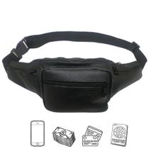 Pochete Em Couro Vários Bolsos Excelente Design