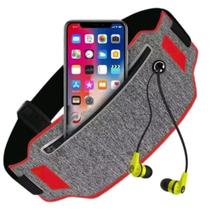 Pochete Fitness Esportiva Slim academia Porta Celular Impermeável - MD