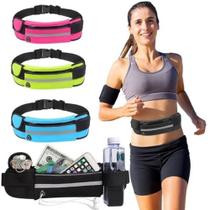 Pochete Fitness Impermeável Corrida Academia Porta Celular Pochete Fitness Impermeável Corrida Academia Porta Celular
