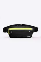 Pochete HUPI Slim Preto Zíper Amarelo Pochete HUPI Slim Preto Zíper Amarelo