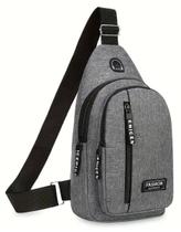 Pochete Masculina Bolsa De Ombro Mochila Transversal