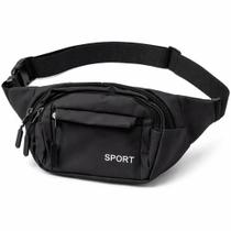Pochete Masculina De Cintura Bolsa Transversal Impermeável Multiuso Motoqueiro