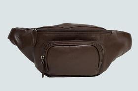 Pochete Masculina De Couro Legítimo Espaçosa Com 02 Divisoes Pochete Masculina De Couro Legítimo Espaçosa Com 02 Divisoes