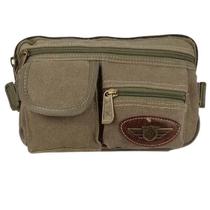 Pochete Masculina Reforçada Bolsa Cintura De Lona Multiuso