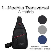 Pochete Masculina Transversal Impermeável Mochila de Peito Bolsa Tiracolo Moderna 1 ou 2 Peças Pochete Masculina Transversal Impermeável Mochila de Peito Bolsa Tiracolo Moderna 1 ou 2 Peças