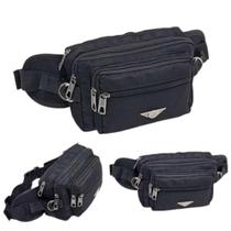 Pochete Masculino Em Lona Reforçada E Forrado Grande Pochete Masculino Em Lona Reforçada E Forrado Grande