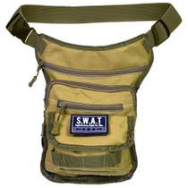 Pochete Perna Militar Tática Trilha Pescaria Bag Camuflado