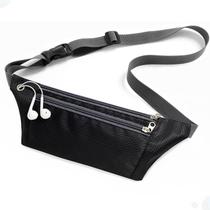 Pochete slim fina impermeável unisex ajustável discreta