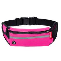 Pochete Trekker Elástica Impermeável C/portabilidade Para Fones Rosa Bolsa Shoulder Bag