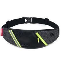 Pochete Trekker Esportiva Com Portabilidade Para Fones Bolsa Shoulder Bag Cinza/verde