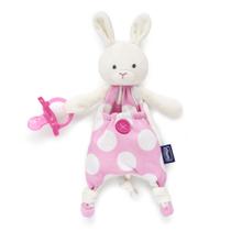 Pocket Buddy Lovey e porta-chupetas Chicco Pink Bunny