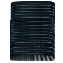Pocket Comb G.B.S Black, dentes redondos inquebráveis para homens x15
