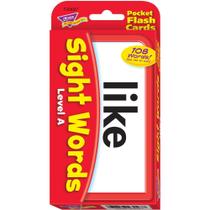 Pocket Flash Cards Trend Enterprises Sight Words Nível A