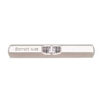 Pocket Level Starrett 135A 2,5 cm com frasco principal de níquel acetinado Pocket Level Starrett 135A 2,5 cm com frasco principal de níquel acetinado