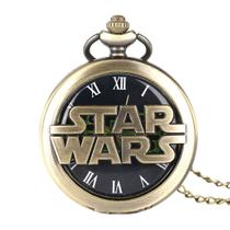 Pocket Watch Stars Darths Vaders, tema de anime, bolsos de quartzo