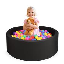 Poço de bolas de espuma COZYTRAUM 89x33 cm, piscina infantil macia para crianças Poço de bolas de espuma COZYTRAUM 89x33 cm, piscina infantil macia para crianças