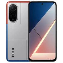 Poco M7 4G Dual SIM Versão Global 8GB RAM 256GB, Câmera 64MP, Cor Prata - Xiaomi
