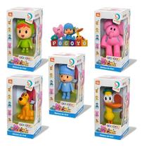 Pocoyo De Vinil + Elly Nina Loula Pato Kit 5 Bonecos Cardoso