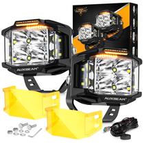 Pod LED Auxbeam V-MAX Série 92W 4 Cube com DRL âmbar