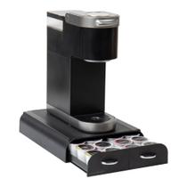 Pod Organizer Mind Reader, dose única, capacidade para 24 cápsulas, preto