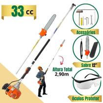 Podador De Altura Vulcan Trent Vp3300L Moto Podador De Galhos 33cc 1,5hp Maquina a Gasolina p/ Corte de Galhos Altos Podador De Altura Vulcan Trent Vp3300L Moto Podador De Galhos 33cc 1,5hp Maquina a Gasolina p/ Corte de Galhos Altos