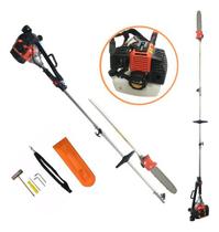 Podador De Galhos Altos À Gasolina 2 Tempos 52cc + Extensor