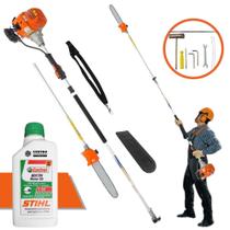 Podador de Galhos Com ÓLEO STIHL VP3300L Vulcan Á Gasolina 2T 33cc 1,3HP Alta Performance Motopodador de Árvores Com Extensor de Alcance de até 5 Metros Podador de Galhos Com ÓLEO STIHL VP3300L Vulcan Á Gasolina 2T 33cc 1,3HP Alta Performance Motopodador de Árvores Com Extensor de Alcance de até 5 Metros