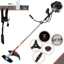 Podador de Grama À Gasolina Terra GRH520 52cc 2,5HP 6.500rpm Roçadeira Multifunções de Alta Performance Com Faca 2 Pontas, Faca 3 Pontas, Faca 40 Dentes de Vídea, Faca 80 Dentes e Carretel de Nylon Podador de Grama À Gasolina Terra GRH520 52cc 2,5HP 6.500rpm Roçadeira Multifunções de Alta Performance Com Faca 2 Pontas, Faca 3 Pontas, Faca 40 Dentes de Vídea, Faca 80 Dentes e Carretel de Nylon