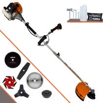 Podador de Grama À Gasolina Terra GRHB430 Bi-Partida 2T 43cc 1,7HP Roçadeira de Alta Performance Com Faca 2 Pontas, Faca 3 Pontas, Faca 6 Pontas, Faca 40 Dentes Vídea, Faca 80 Dentes e Carretel Nylon Podador de Grama À Gasolina Terra GRHB430 Bi-Partida 2T 43cc 1,7HP Roçadeira de Alta Performance Com Faca 2 Pontas, Faca 3 Pontas, Faca 6 Pontas, Faca 40 Dentes Vídea, Faca 80 Dentes e Carretel Nylon