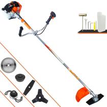 Podador de Grama Profissional À Gasolina Vulcan VR430S 43cc 1,7HP 10.000rpm Roçadeira Multifunções de Alta Performance Com Faca 2 Pontas, Faca 3 Pontas, Lâmina Circular, Trimmer e Carretel de Nylon Podador de Grama Profissional À Gasolina Vulcan VR430S 43cc 1,7HP 10.000rpm Roçadeira Multifunções de Alta Performance Com Faca 2 Pontas, Faca 3 Pontas, Lâmina Circular, Trimmer e Carretel de Nylon