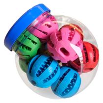 Pode de Bola Pet Ball Twoo Pets Pote C/12Un Cores Variadas