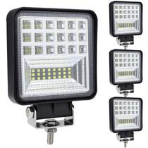 Pods de luz LED CarsPlay 126 W 10.000 lm 10 cm Spot/Flood 12-24 V Pods de luz LED CarsPlay 126 W 10.000 lm 10 cm Spot/Flood 12-24 V
