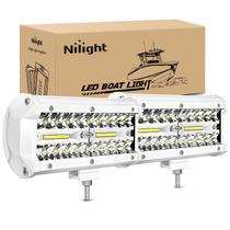 Pods de luz LED Nilight Marine Navigation, 6,5 polegadas, 2 unidades